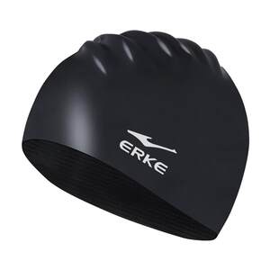 Hongxing Erke (Erke) swimming hat silicone hats adult men and women universal professional comfortable long hair Berle head swimming cap
