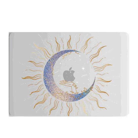 
Jiges Apple laptop film 2025 computer 13.3 protective film M2 protection 4 sets 14/16-inch MacBook case air sticker Mac accessories pro simple fun back film suitable for