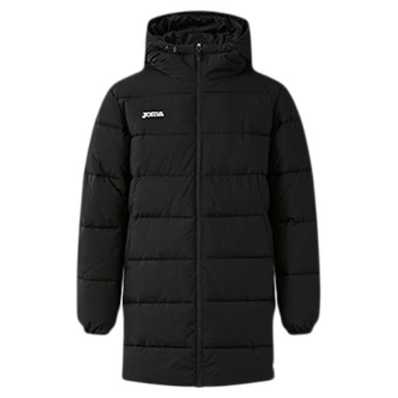 
Joma26 autumn and winter mid-length cotton coat for men and women, sports warm windproof hooded cotton coat jacket for winter training