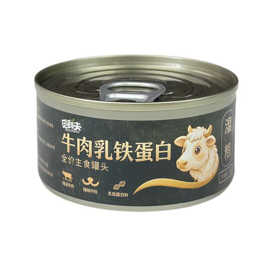 
Canned beef staple food for kittens 3 to 6 to 12 months old. Nutritional fattening, hydration, high calcium, hair beauty, and immune enhancement.