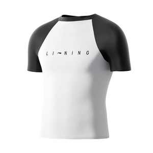 Li Ning Swimsuit Men's Swimming Set Top Turbal Knight Men's Sunscreen Youth Boys Hot Spring Mirror Hat Set
