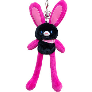 
Internet celebrity dopamine lapel rabbit pendant doll keychain plush toy pulling rabbit doll doll girl