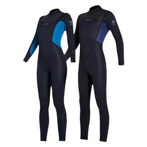 3/5mm Thickened and velvet -warm conjoined diving suit Men's deep snorkeling surfing sunscreen waterproof mother winter swimsuit women's wet
