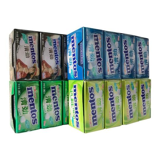 Mentos Qingjin Cukierki Miętowe Bez Cukru Mocna Mięta - Opakowanie