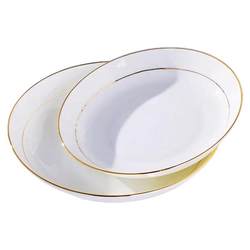Jingdezhen ceramic plate round household dining plate new style