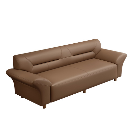 
Office sofa combination modern simple three-person multi-size small apartment living room leisure reception room leather sofa