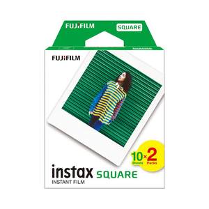 
[Self-operated] Fujifilm/Fuji instax SQUARE 20 square white-sided photo paper square double-pack white film