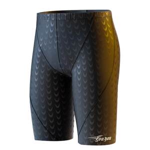 Men's swimming trunks fast dry flat angle large size anti -embarrassing five -point pants swimming mirror set professional clothes swimming equipment