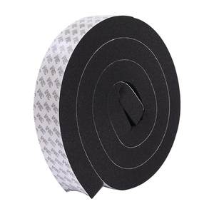 
Soft PU cotton door gap window sound insulation windproof anti-collision shock absorption buffer flame retardant 3M single-sided sponge sealing strip