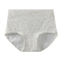 Women's pure cotton antibacterial crotch briefs plus size briefs