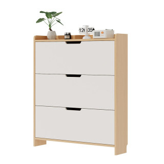 
[Top-1 for hot sale in the entire network] Solid wood ultra-thin shoe cabinet