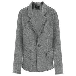 COCOBELLA Gray 100% Wool Light Luxury Suit Women's 25 New Commuter Woolen Jacket SI3105