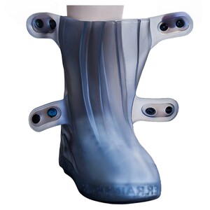
Rain boot cover waterproof and non-slip men and women silicone rain boots thickened rain boots rainproof foot cover children's sea water shoes
