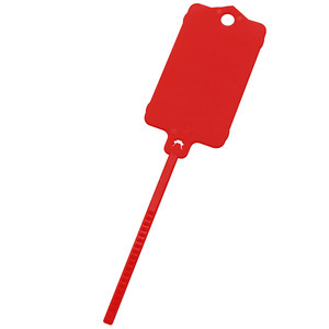 
Plastic tag hanging tag waterproof label seal reusable cable tie color classification mark sign cable tie customization