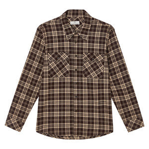 
Clearance brushed shirt men's long-sleeved Korean style trendy handsome inner shirt high-end casual men's clothing