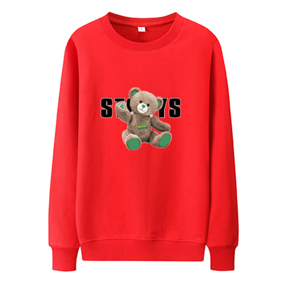 
Spring and autumn sweatshirts for men round neck pullover loose teenagers wear pure cotton thin base T-shirt single jacket