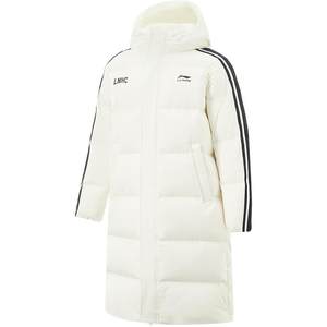 
Li Ning Hot Pot Down Jacket丨Men's long winter clothes, water-repellent, cold-proof, warm tops, hooded jackets for men