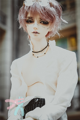 taobao agent *Black two*Double -layer Black Skin Crystal Necklace BJD Jewelry 3 points 1/3 SDGR SD17 Uncle Pu