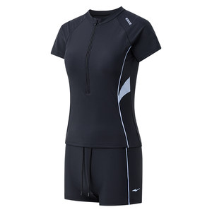 
Hongxing Erke split short-sleeved swimsuit women's new slightly fat conservative belly-covering slimming hot spring swimming pool adult swimwear