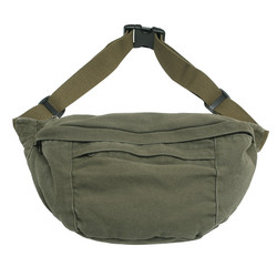 Ins New Large-capacity Canvas Soft Shoulder Bag Women's Versatile Simple Lazy Retro Small Chest Bag Casual Backpack