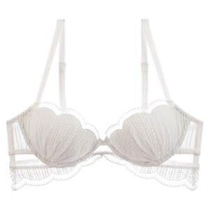 
Baoshiyan summer thin underwear for women French lace soft steel bra set small breasts lightly gathered upper bra support
