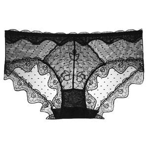 
Greer ultra-thin fast-drying French lace sexy underwear for women pure cotton crotch pure medium low waist briefs