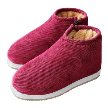 Winter handmade cotton shoes for women, warm shoes with velvet and thickening