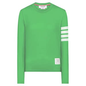 
[3 periods of interest-free] THOM BROWNE 4-stripe long-sleeved T-shirt for men and women