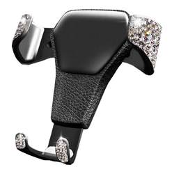 Car air outlet diamond phone holder navigation