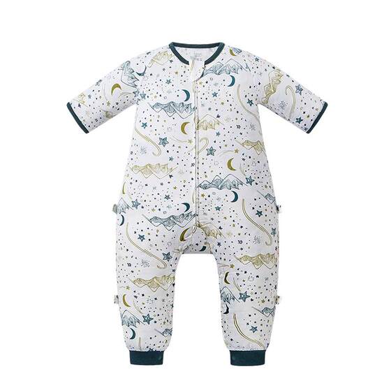 
Nest Designs Baby Sleeping Bag All Seasons Bamboo Cotton Gauze Baby Sleeping Bag Children's Split Leg Anti-Kick Quilt