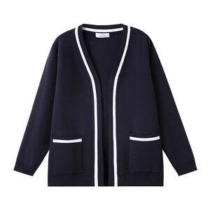 
BUYWAY Baiwei Hospital Nurse Sweater Jacket Cardigan Anti-pilling Spring and Autumn Thickened Duty Jacket Blue