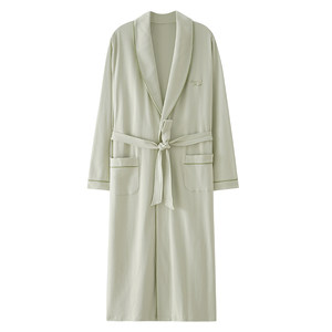 
Fenton Ke'an Nightgown Women's Spring and Autumn Bathrobe Soft Home Clothes Pure Cotton Pajamas Women's 2026 Winter High-Quality Sense