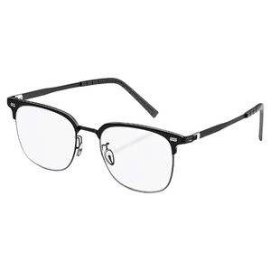 
[Bo Gang Series] LOHO half-frame glasses ultra-light eyebrow frame myopia blue optical frame business can be equipped with Zeiss