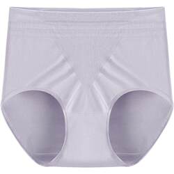 Maniform high waist low leg cotton underwear for women