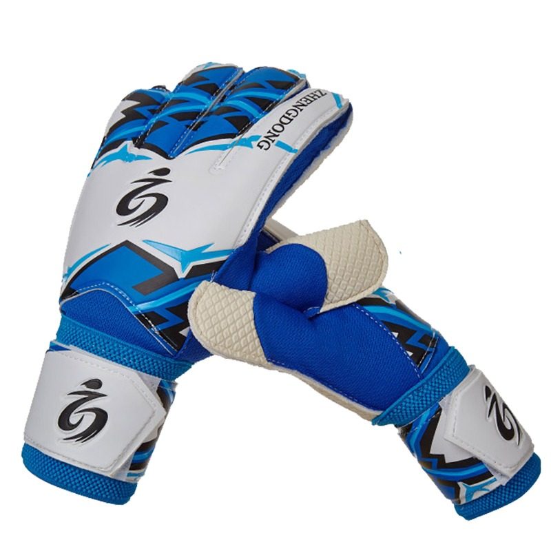 Gants de gardien de but en Latex, 2 pièces, dragonne de Football pour enfants et adultes, Protection antidérapante, forte adhérence, gant de gardien d'entraînement