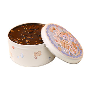 
[Animal Cream] Jar Cake Box Cake Mousse Iron Jar Cake Snacks Cream Cake Dessert