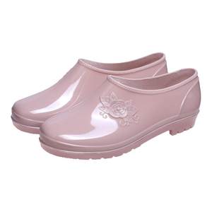 Four Seasons Ladies Short Rain Rain Boots Low Rain Radies Women's Kitchen Works Light Waterproof Shoes Anti -Slipper Washing Roll Set