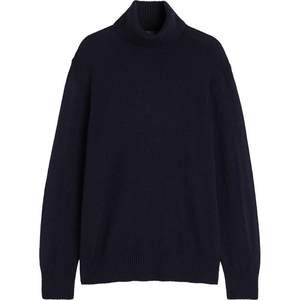 
HM men's knitted sweater for autumn, comfortable, fashionable and soft round turtleneck pullover base layer 1172262