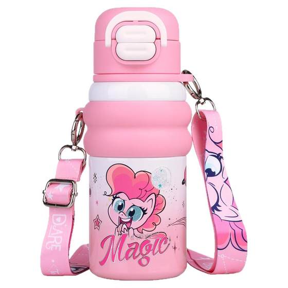 Pony Pauli Children's Water Cup 316 Food Grade Elementary School Kindergarten Cup Girl Insulation Cup Specialty