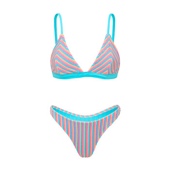 Yukariswim small chest gathers split swimsuit
