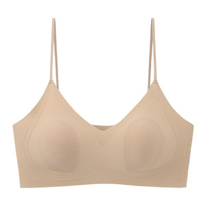 
[Ultra-thin Liangpi] Invisible liquid foundation seamless underwear breathable modal rabbit ears big breasts showing small bra