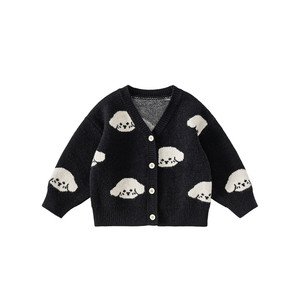 
INSbobo boys sweater 2026 spring new baby style clothes children's knitted cardigan good-looking tops