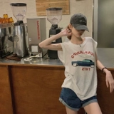 Жилет, летняя футболка без рукавов, коллекция 2022