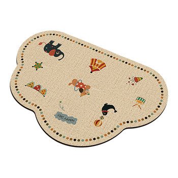 Cartoon bathroom floor mat bathroom diatom mud water absorption mat