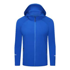 
Running jacket men and women outdoor cycling sports windproof jacket top quick drying hooded long sleeve cardigan morning jogging suit