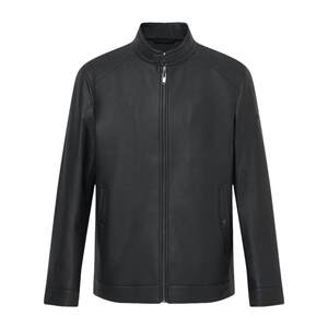 
GOLDEN BEAR/Golden Bear Spring Men's Top PU Leather Stand Collar Retro Leather Jacket