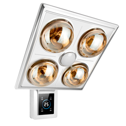 Sacon Nástěnný Světelný Ohřívací Vanový Ohřívač čtyřsvětelný Nástěnný Bezděrový Koupelnový Záchod Koupelnová Ohřívací žárovka