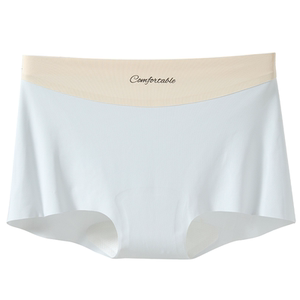 
Six Rabbits Small Boxer Briefs Women's 10A Antibacterial Pure Cotton Crotch Nude Thin Ice Silk Breathable Non-Stuffy Shorts Women