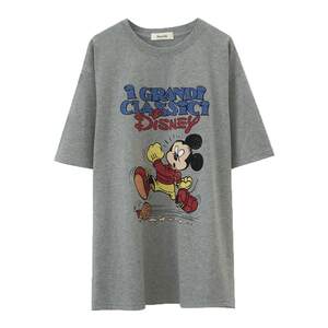 
Nuochu maternity suit Mickey age-reducing printing T-shirt loose casual cotton short-sleeved top for women summer base shirt