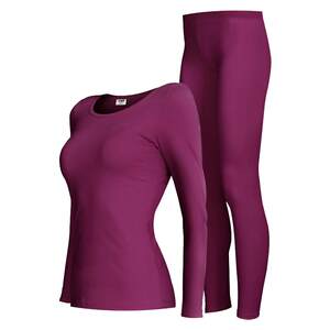 Hengyuanxiang autumn clothes and autumn pants set for women pure cotton underwear thermal underwear base antibacterial cotton sweater thin winter